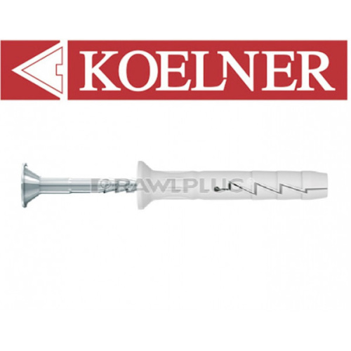Дюбель-гвоздь без воротника 8х80 (50 шт) (KOELNER)
