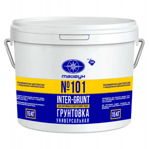 Грунтовка Inter-grunt Тайфун Мастер №101 15 кг