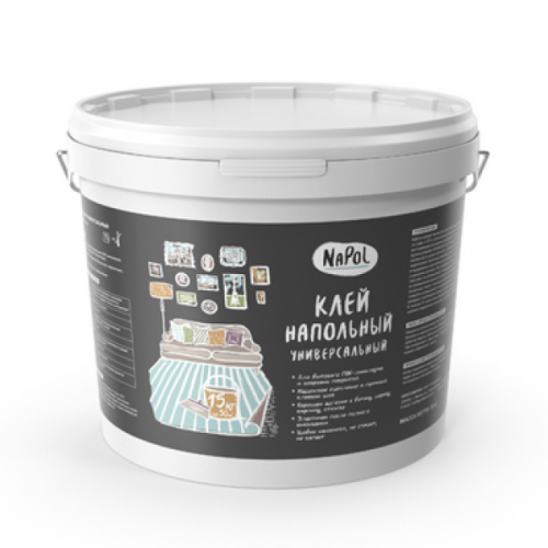 Клей для напольных покрытий универсальный NaPol (М) (15кг), акриловый, РБ