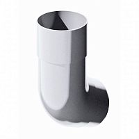 Колено трубы 135* POLIVENT ПВХ (белый) (60шт/кор)