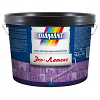 Краска ВД-АК Diamant Эко-Латекс, 2,5 л / 3,75 кг