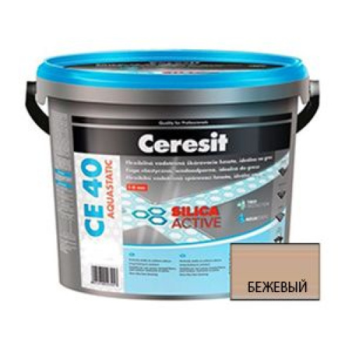 Фуга Ceresit CE 40 бежевая (43) 2кг