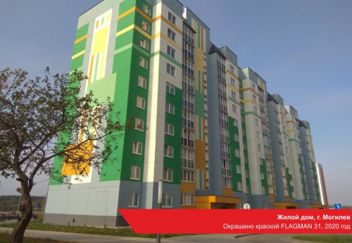 Краска MAV FLAGMAN 31 премиальная фасадная белая 5 л фото 2