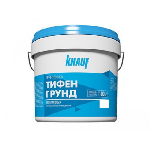 Грунтовка для гипсокартона Кнауф Тифенгрунт 10 и 5 кг