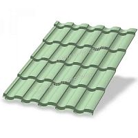 Металлочерепица Монтекристо NormanMP-0.5 цвет RAL 6019