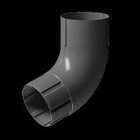 Döcke STAL PREMIUM Колено 72⁰ D90 (Графит 7024)