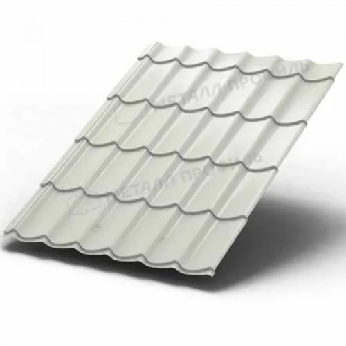 Металлочерепица МП Ламонтерра ПЭ-0.45 цвет RAL 9002