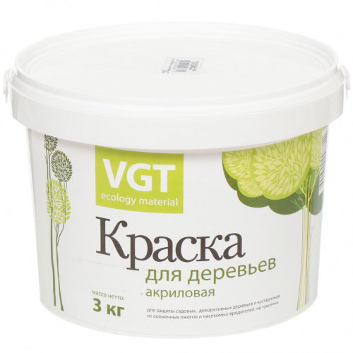Краска VGT ВД-АК-1180 для деревьев 3 кг