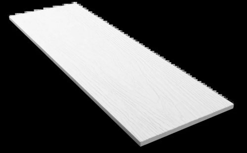 Фибросайдинг "DECOVER" 3600x190x8 мм Snow(0,684)