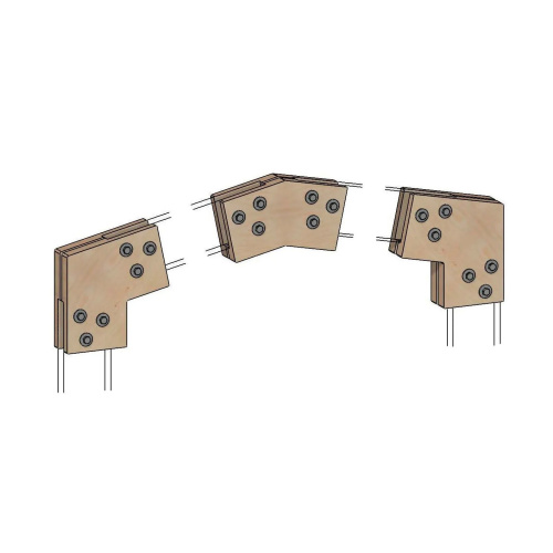 Коннекторы для сборки навеса FINHA  W150L