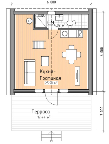 МАТИСС (54м2) фото 4