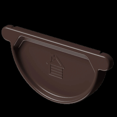 Döcke STAL PREMIUM Заглушка желоба D125 (Шоколад 8019)
