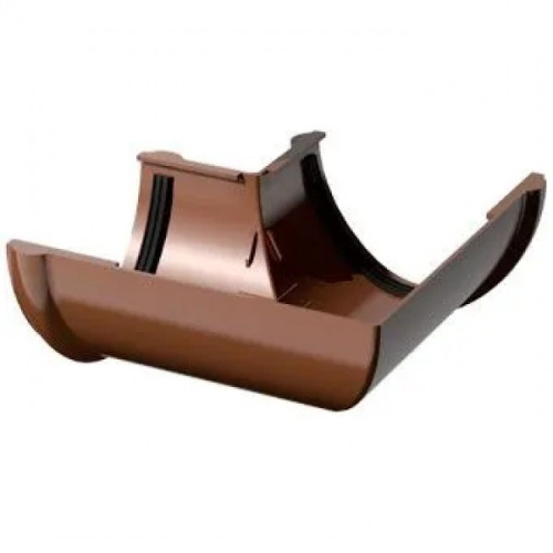 Угол желоба 135 ТН ПВХ, коричневый