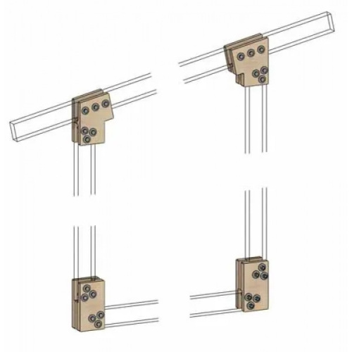 Коннекторы для сборки барнхауса FINHA P100LF