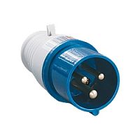 Вилка 013 2P+PE 16A 220B IP44, TDM