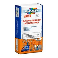 Штукатурка Диамант 215 К "Камешковая" белая 1,5 мм 25 кг