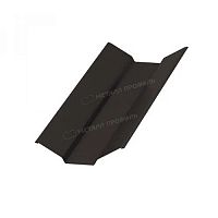 Планка ендовы верх 298х298х2000 NormanMP цвет RR32 Темно-коричневый