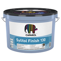 Краска в/д силикатная 10 л/14.6 кг, Силитол-Финиш/ Caparol Sylitol-Finish 130 База 1, белая, Германия