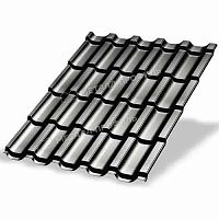 Металлочерепица Трамонтана VikingMP E-0.5 цвет RAL 7024