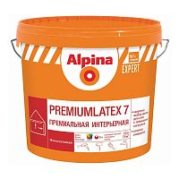 Краска Alpina EXPERT Premiumlatex 7 База 1 белая 10 л