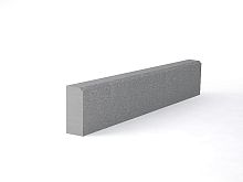 Камень бортовой бетонный тротуарный декоративный 70x200x500 (серый) РБ