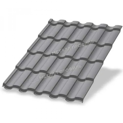 Металлочерепица Монтекристо NormanMP-0.5 цвет RAL 7004