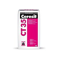 Штукатурка Ceresit CT35 защитно-отделочная под окрас (миниральная короед 3,5 мм) 25 кг