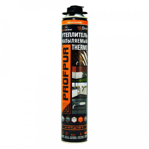 Утеплитель напыляемый PROFPUR Thermo 890 мл