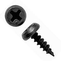 Саморез 3,5х9,5 острые черный (упак.1000 шт)