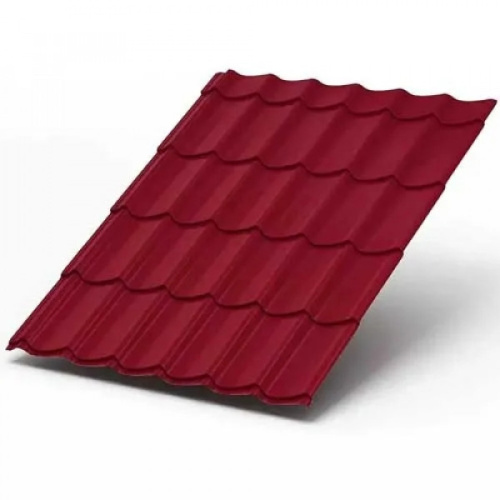 Металлочерепица МП Ламонтерра PURETAN-0.5 цвет RAL RR29