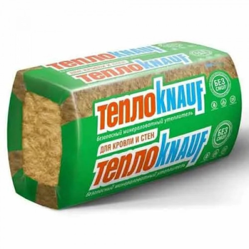 Утеплитель ТеплоКнауф TS 037 Коттедж Aquastatik 50 мм для стен и кровли  (0,6 м3)